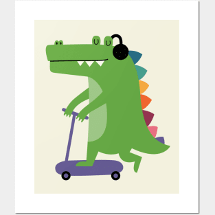 Croco Scooter Posters and Art